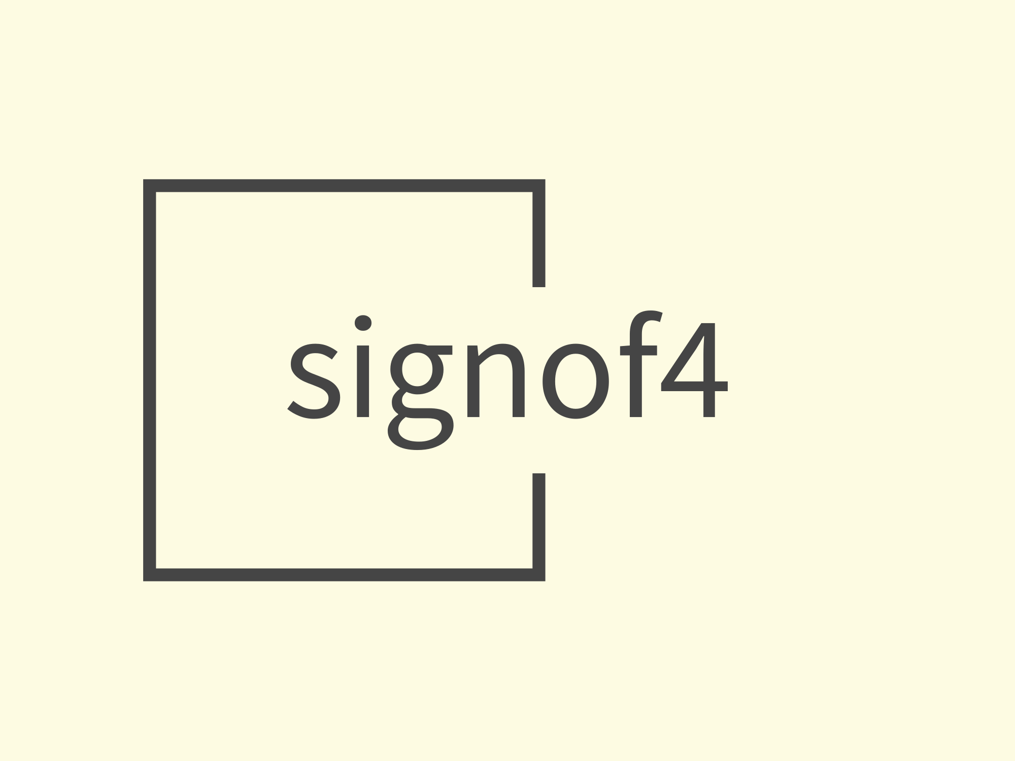 signof4 logo